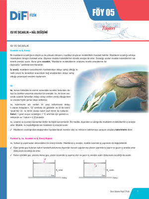 2024 - TYT FİZİK DİF - FÖY-5